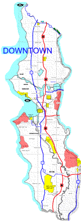 Map of Downtown