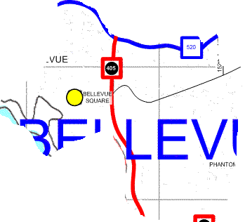 Bellevue Map