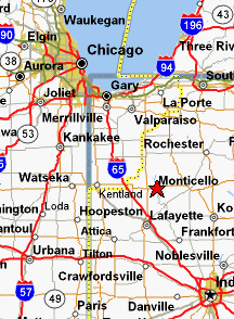 Map Monticello